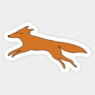 Young Teen fox Sticker